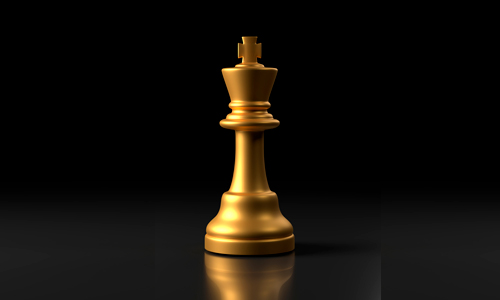 Chess Gold Kingpiece
